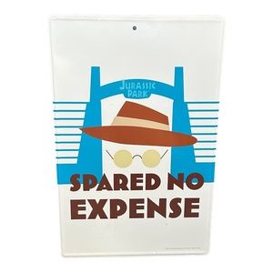 Universal Studios Jurassic Park 30th Anniversary "Spared No Expense" Wall Decor